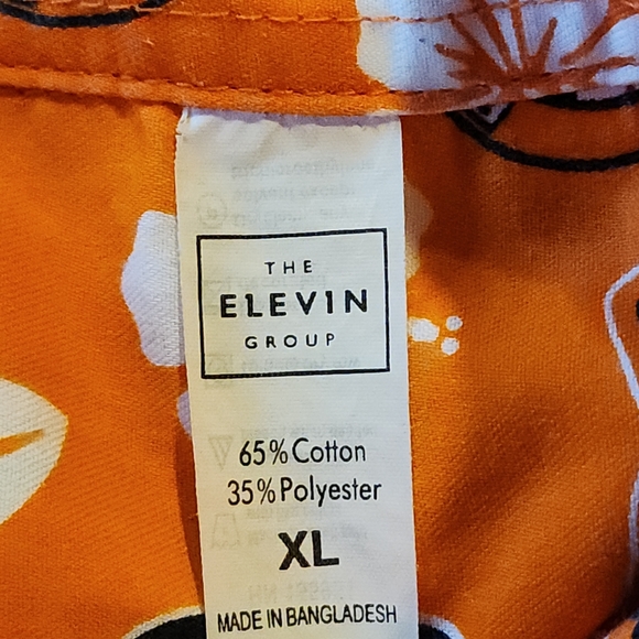 Mens Baltimore Orioles Hawaiian Button Shirt Size XL Orange - Picture 8 of 8